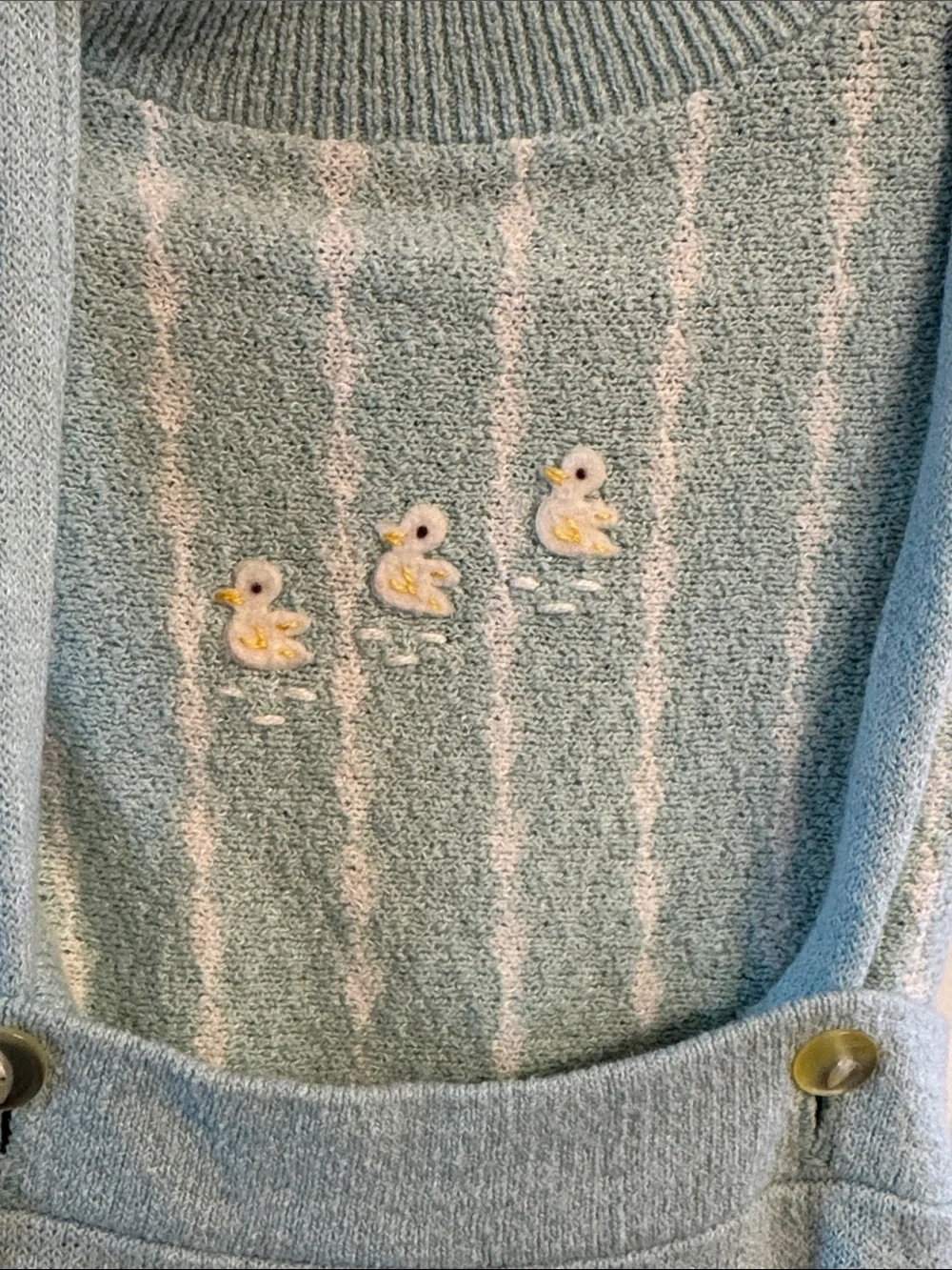 Vintage 2 piece Creative Knits boys 2 piece set